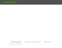Tablet Screenshot of laborvida.com.br